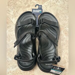 Men’s Size 11 Black Rugged Shark Sandals